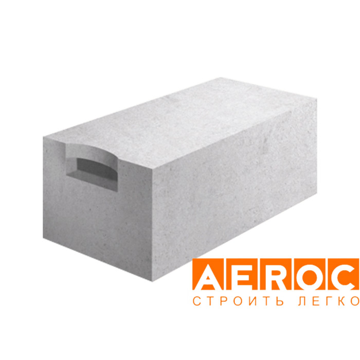 Газобетон Aeroc D400 400х250х625 мм